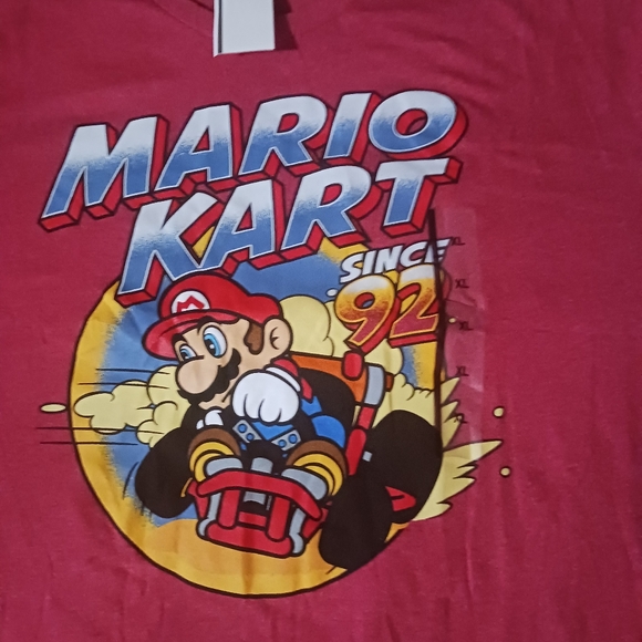 Super Mario Men's 2023 Mario Kart Retro Video Game T-Shirt Size XLarge or - Picture 3 of 4
